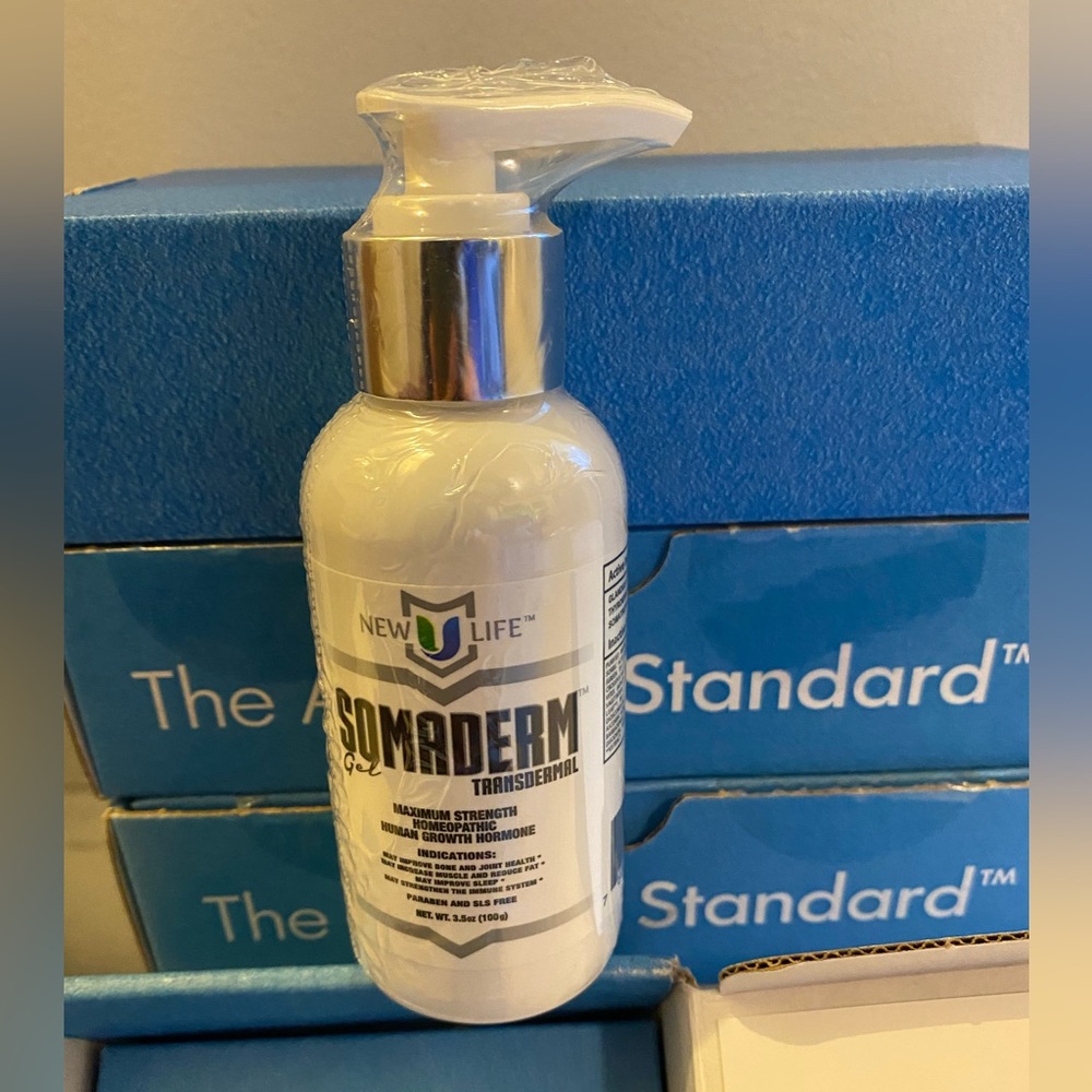 6 Sealed/Unopened Bottles of Somaderm HGH gel 2019